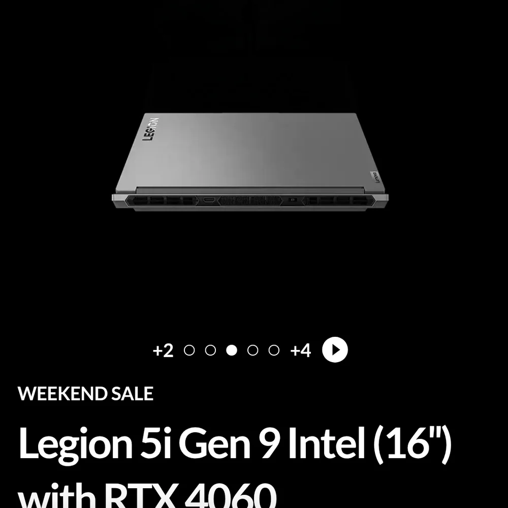 Lenovo Legion 5i Gen 9 Intel Laptop - Black